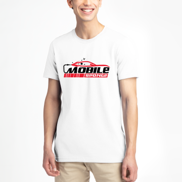 Mobile Sponge tshirt - white